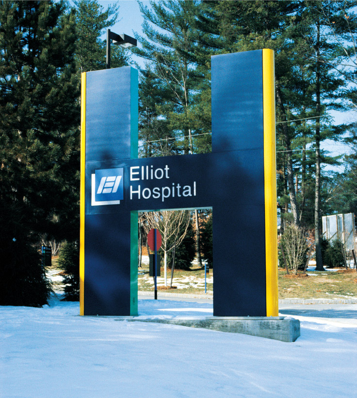 Elliot Hospital Campus and Interior Wayfinding Program