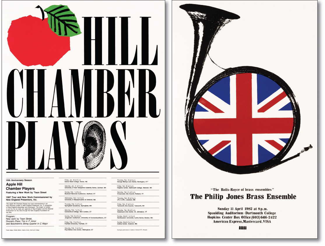 Apple Hill and Philip Jones Posters