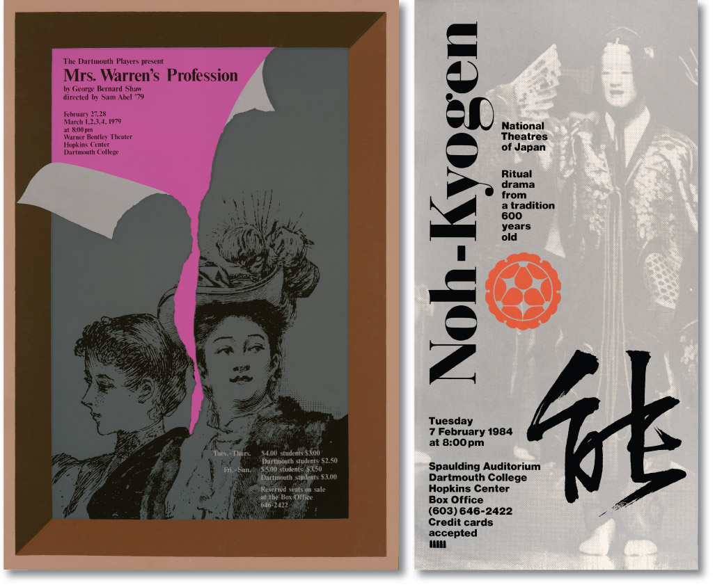 Mrs. Warren and Noh-Kyogen Posters