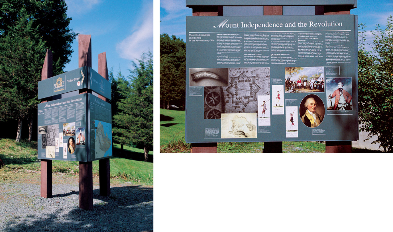 Interpretive Graphics for Mount Independence State Historic Site