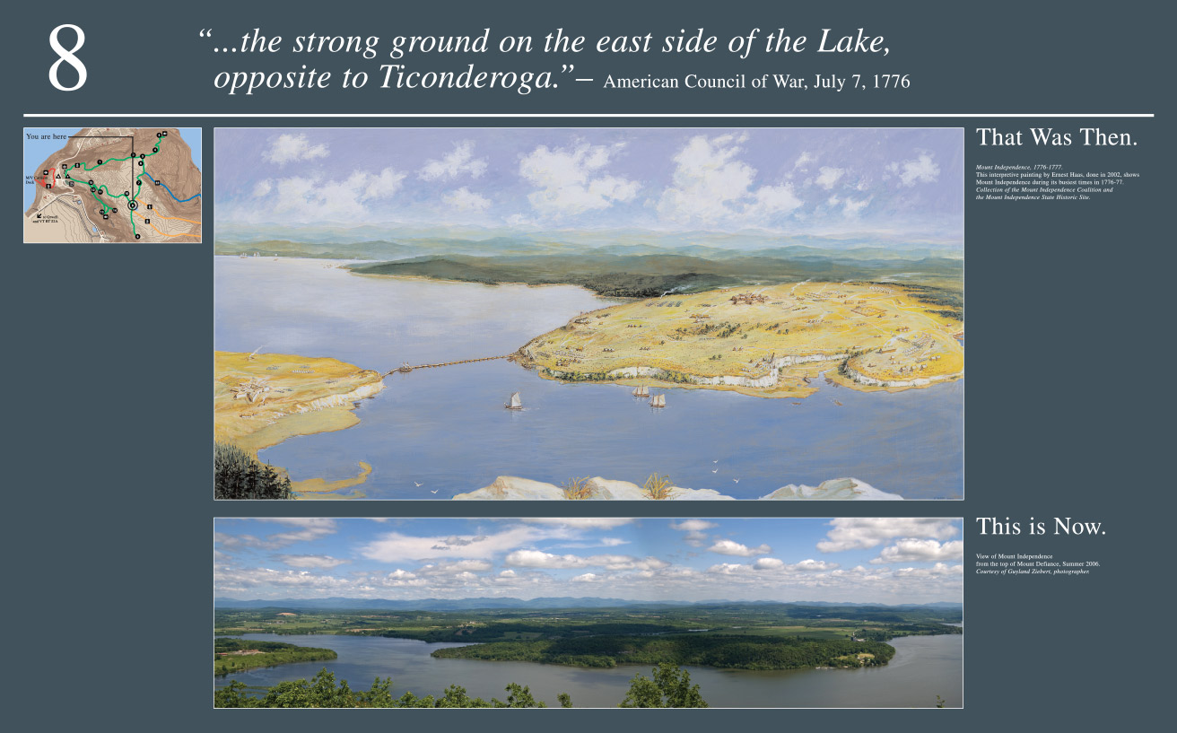 Interpretive Graphics for Mount Independence State Historic Site
